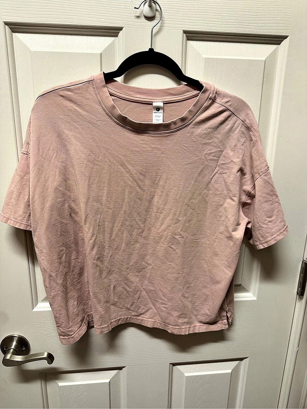 90 Short Sleeve Tee in Pink Size Medium